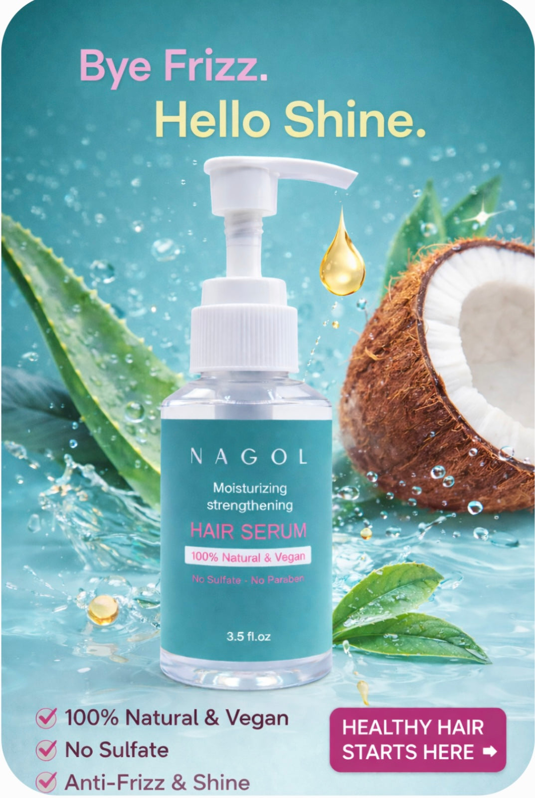 Vegan Growth Hair Serum